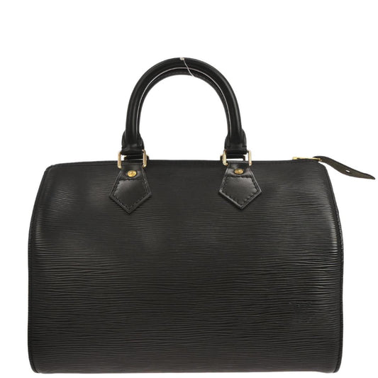 Louis Vuitton Black Epi 25 Handbag M43012