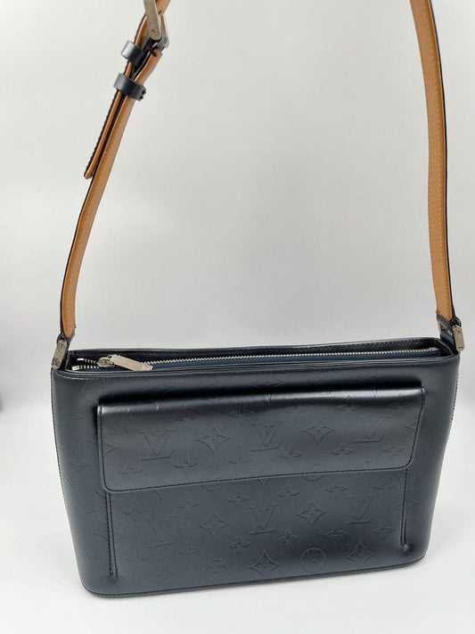 Louis Vuitton Mat Allston Handbag Monogram Vernis