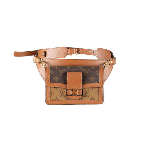 LOUIS VUITTON Louis Vuitton Monogram Reverse Canvas Dauphine Bumbag