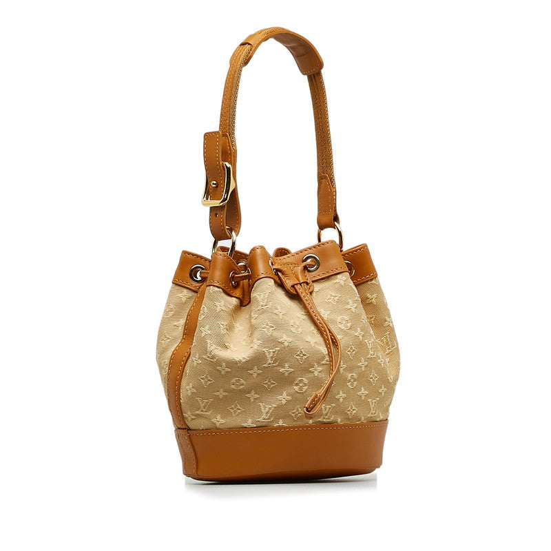 Louis Vuitton Monogram Mini Noelie Shoulder Bag M92689 Beige Brown Canvas Leather Louis Vuitton