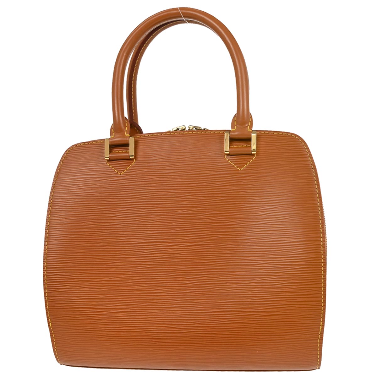 Louis Vuitton 1998 Brown Epi Pont Neuf Handbag M52058