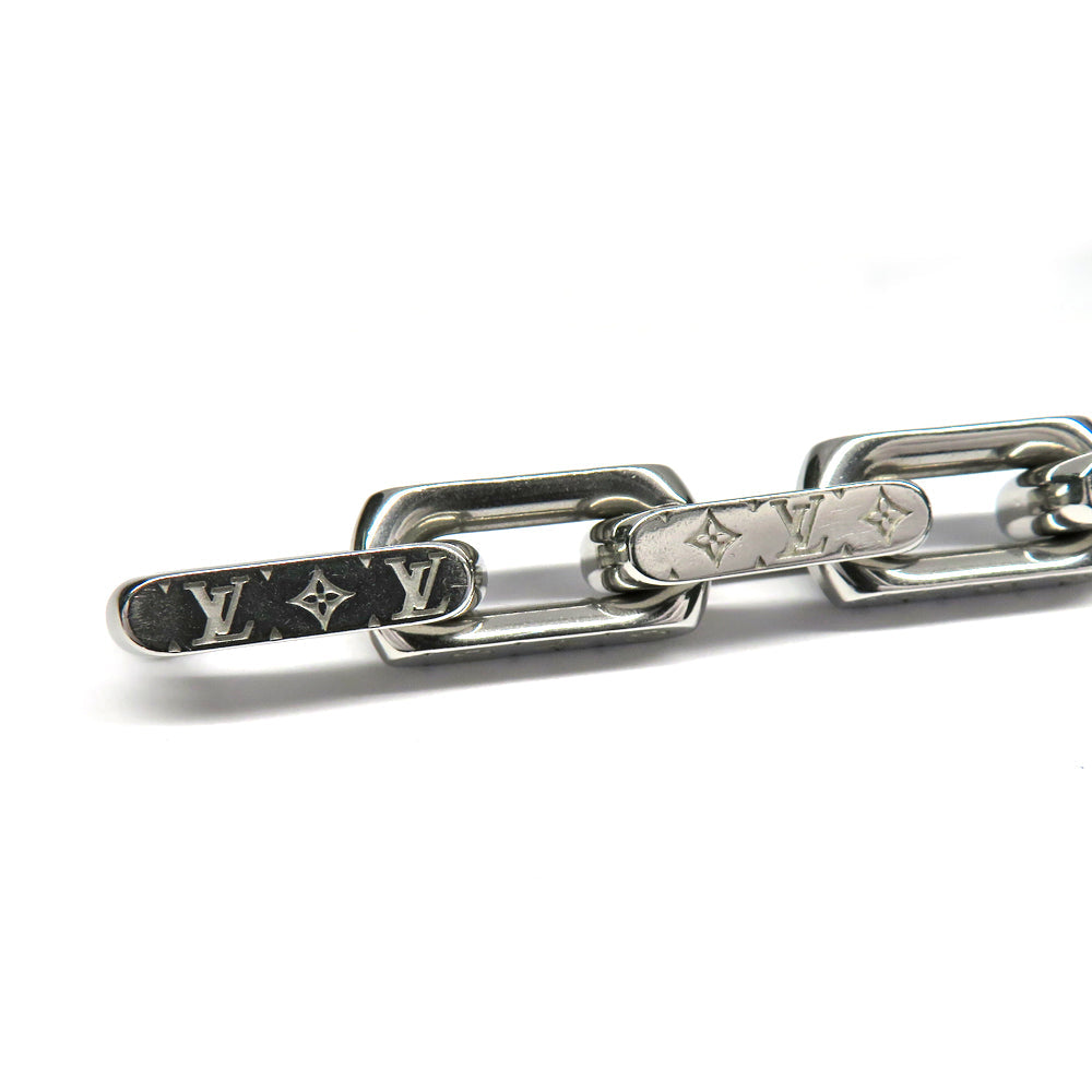 Louis Vuitton Louis Vuitton Chain Bracelet Monogram M00308 M Size Metal Jewelry Accessories