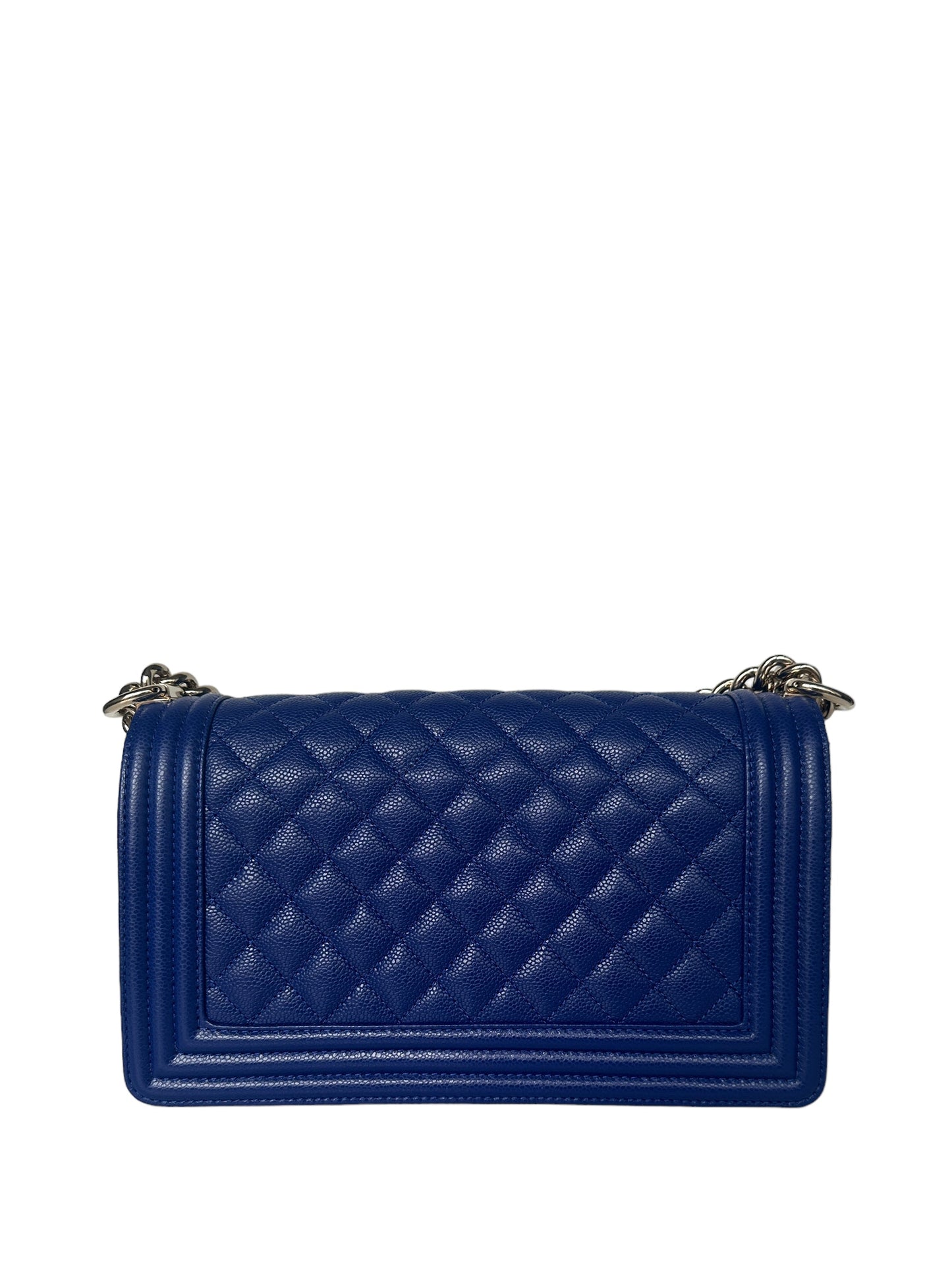 Chanel NEW Cobalt Blue Caviar Leather Handbag - Rovelle Bags