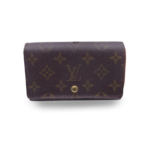 LOUIS VUITTON Monogram Canvas Porte Monnaie Tresor Wallet
