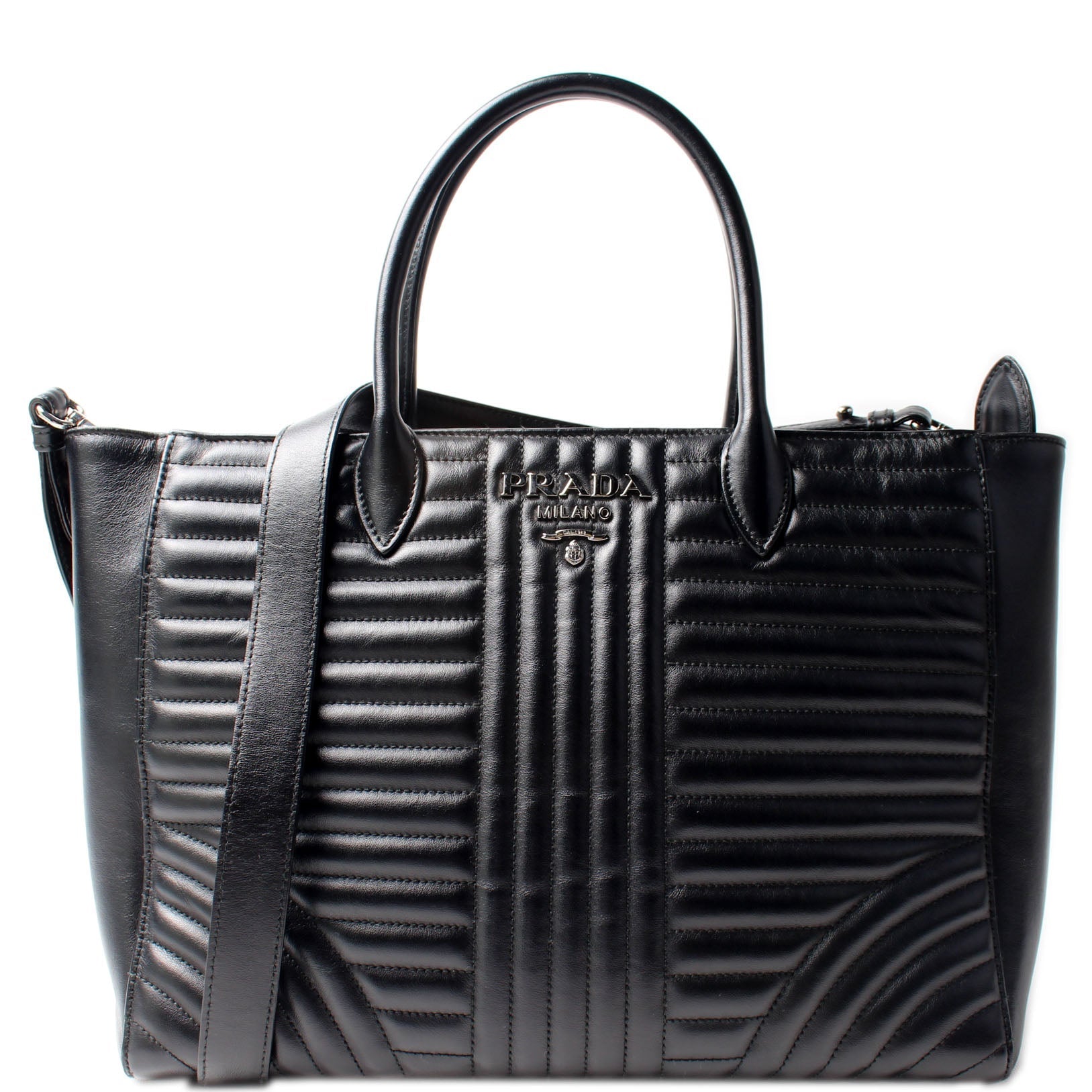 Prada Diagramme Tote - Rovelle Bags