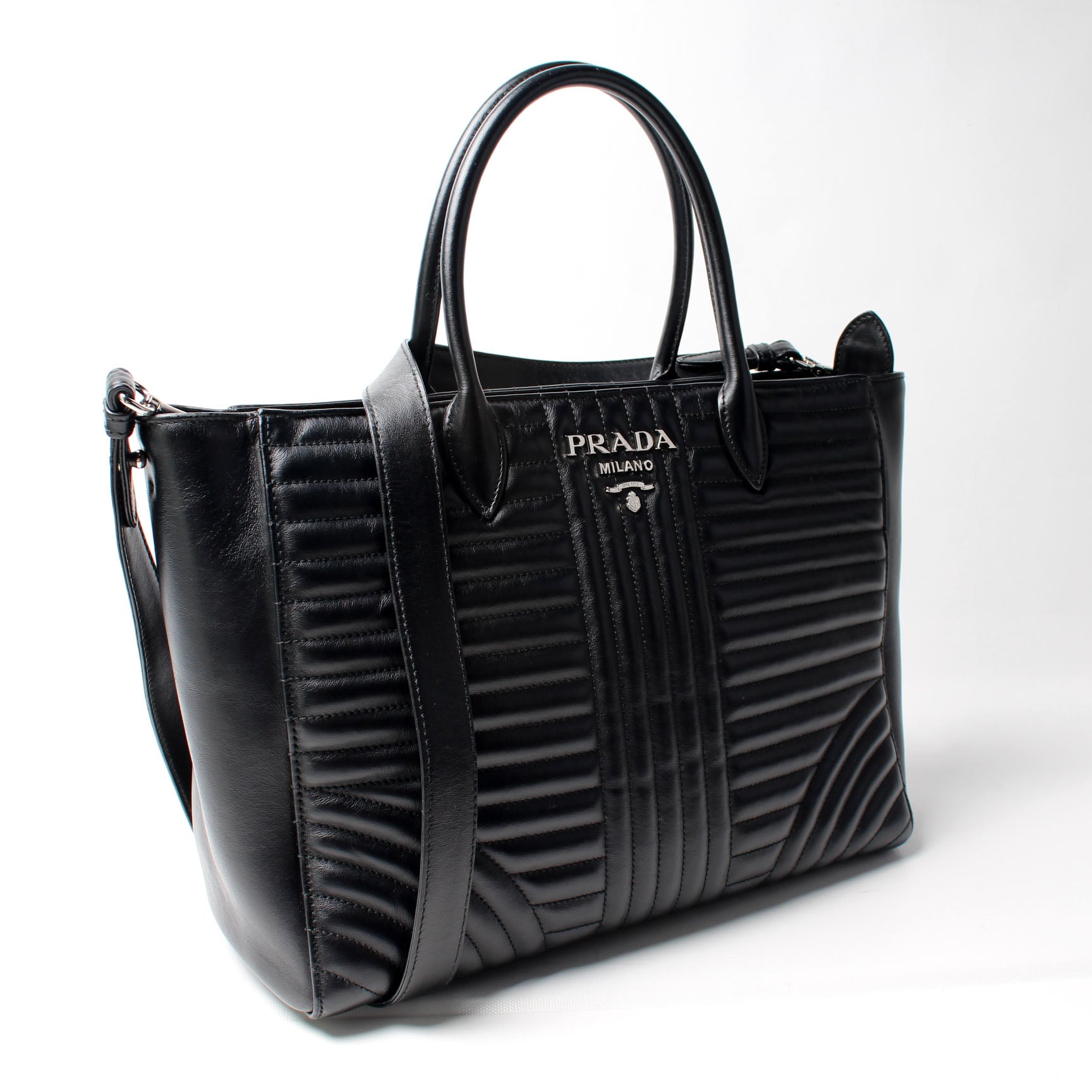 Prada Diagramme Tote - Rovelle Bags