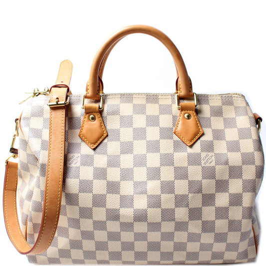 Louis Vuitton Speedy 30 Bandouliere Damier Azur