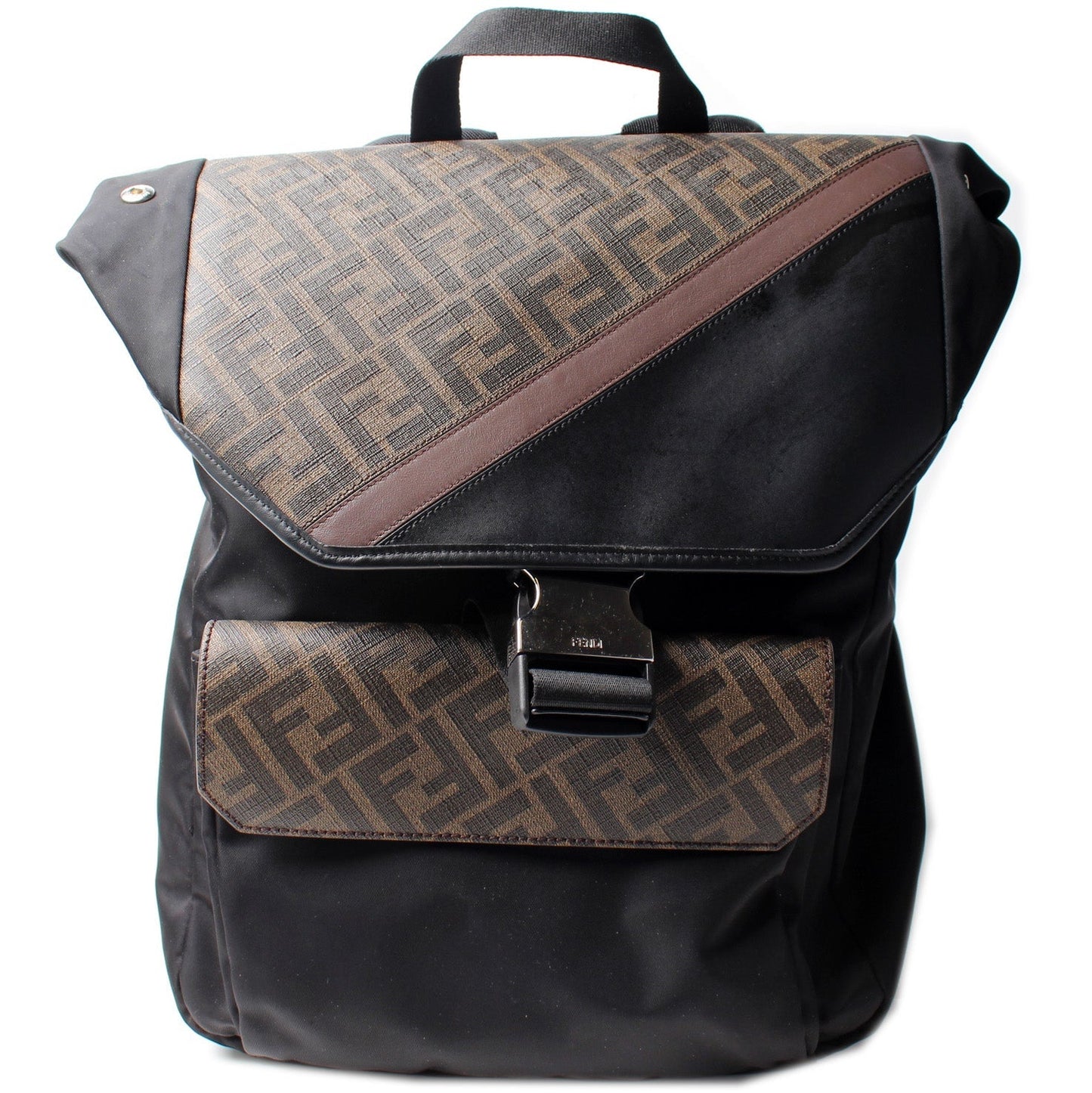 Fendi Zucca Nylon Backpack Bag