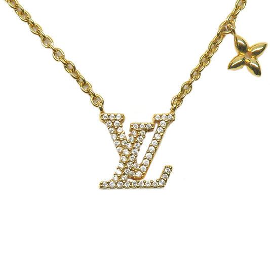 Louis Vuitton LV iconic necklace M00596 penchant g metal straws men jewelry accessories cleaned