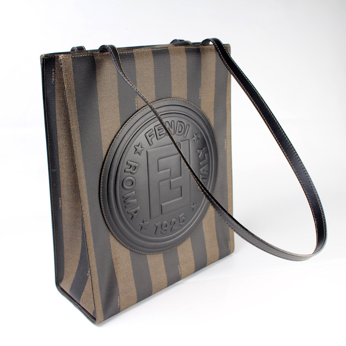 Fendi Pequin Roma Tote Bag