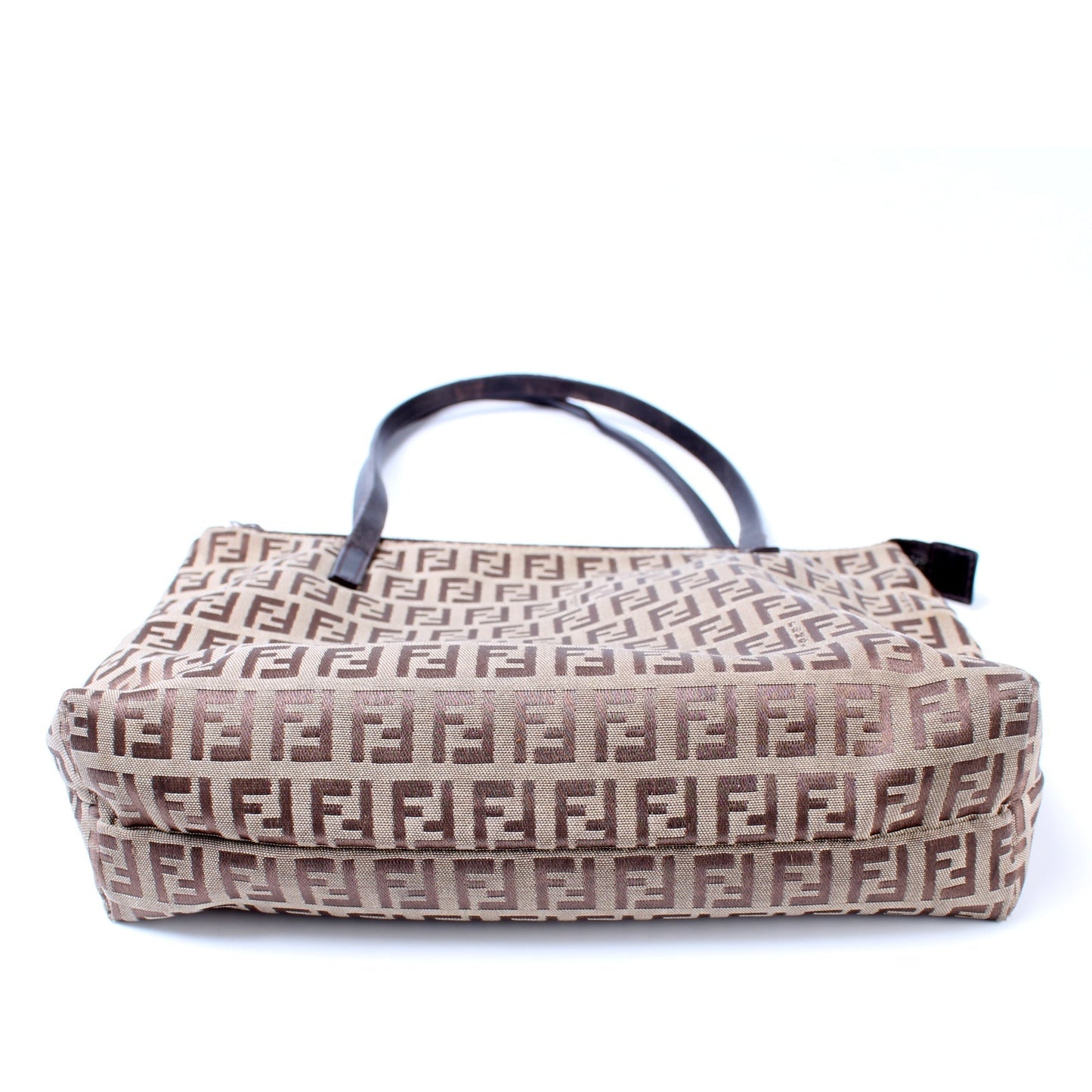 Fendi 8BH021 Zucchino Zip Tote Small Bag
