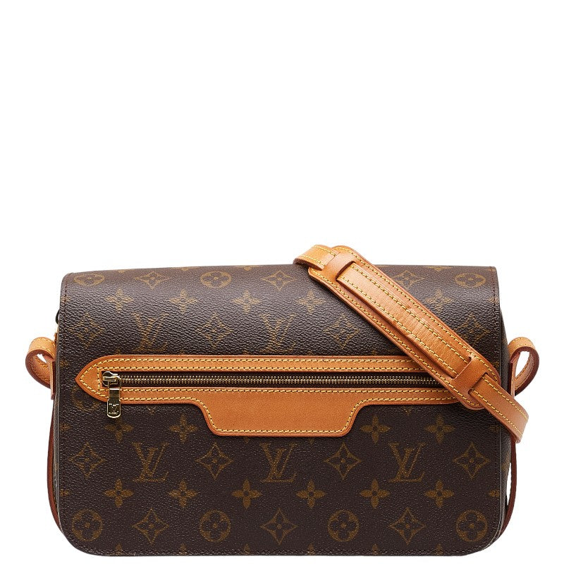 Louis Vuitton Monogram Saint Germain 28 Shoulder Bag M51207 Brown PVC Leather Louis Vuitton