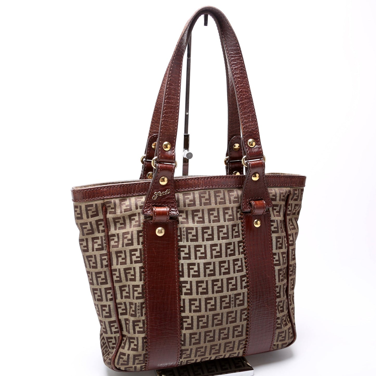 Fendi Zucca Canvas Tote Bag