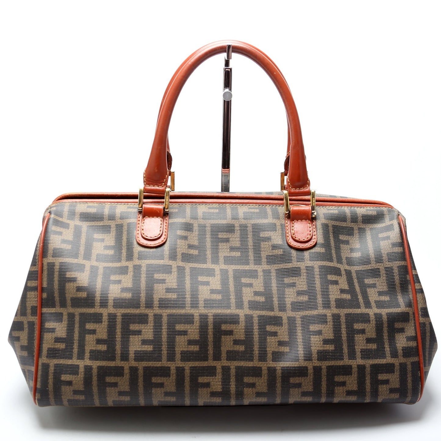Fendi Zucca Canvas Boston 119-04499 Bag