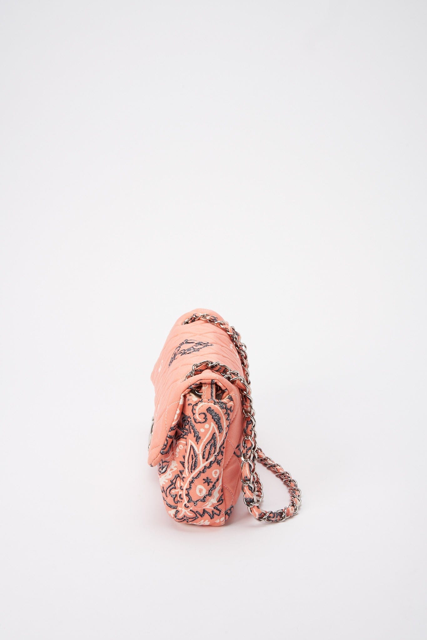 Chanel Bandana Paisley Print Cotton Flap Flap Bag - Rovelle Bags