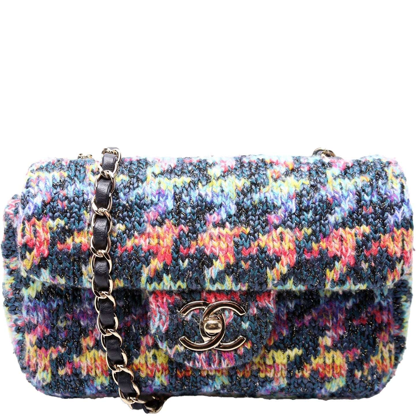 Chanel Mini Rectangle Flap Knit 30M Bag