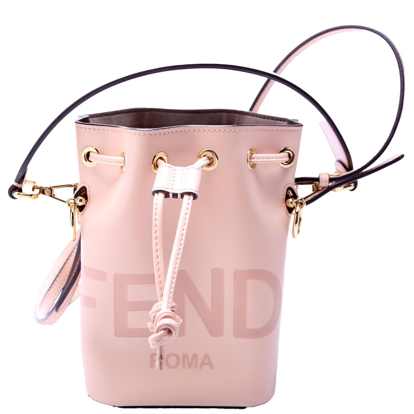 Fendi Mon Tresor Mini Bucket Leather FF 8BS010 Bag