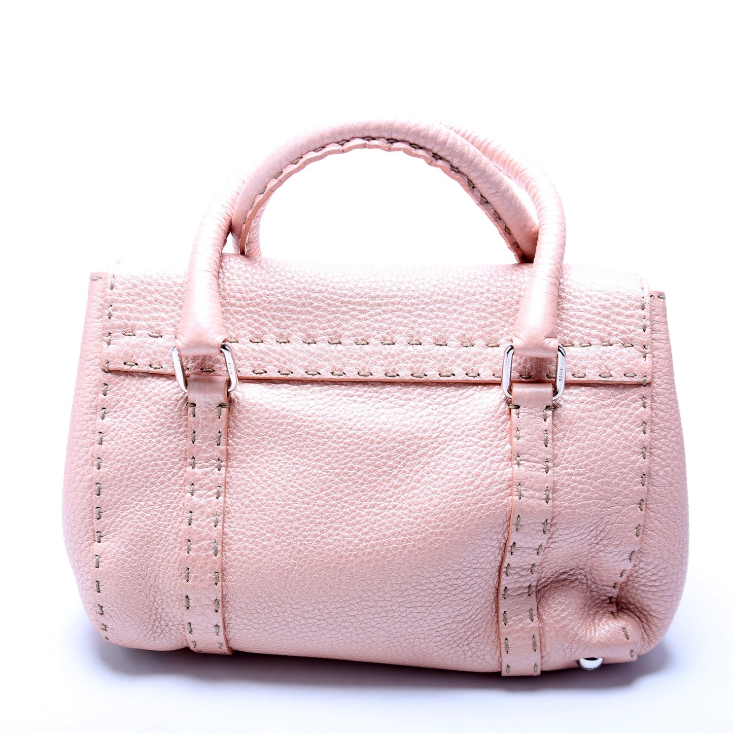 Fendi 8BR486 Selleria Mini Linda Handle Pink Bag