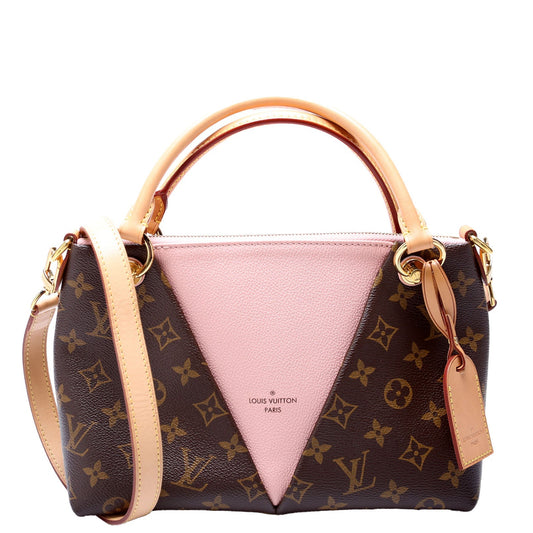 Louis Vuitton V Tote BB Monogram Pink
