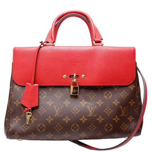 Louis Vuitton Venus Satchel Monogram Red