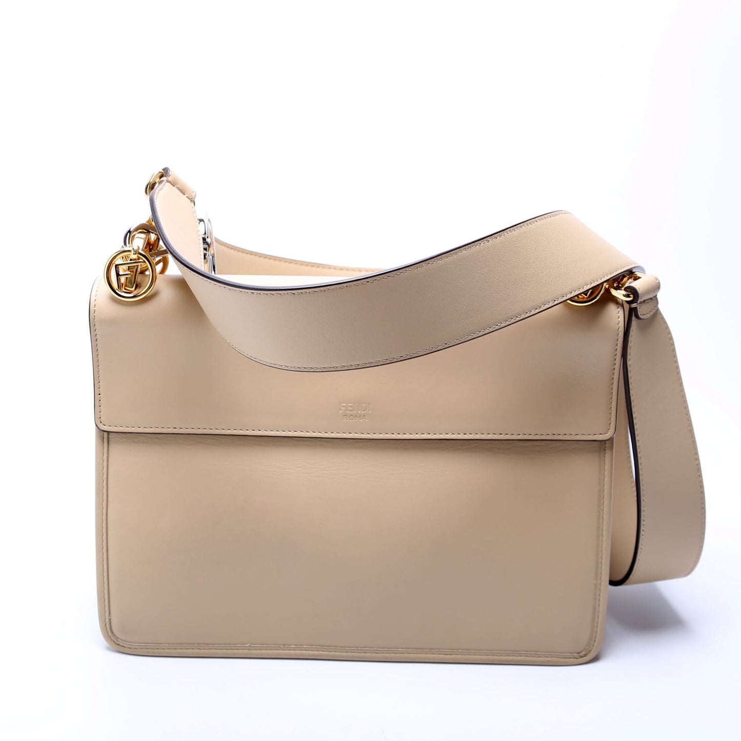 Fendi 8BT284 Kan I Medium Shoulder Vitello F is Bag