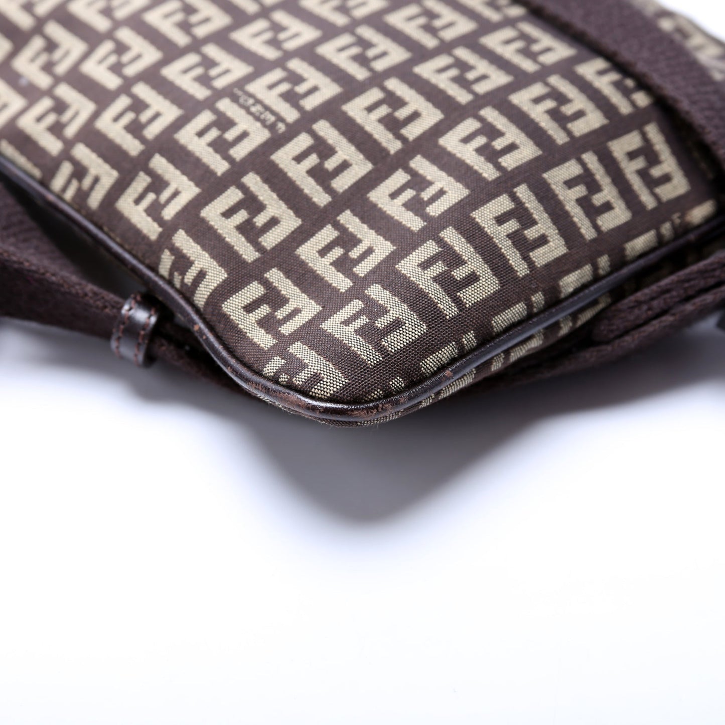 Fendi 8BT079 Zucchino Flat Small Shoulder Bag