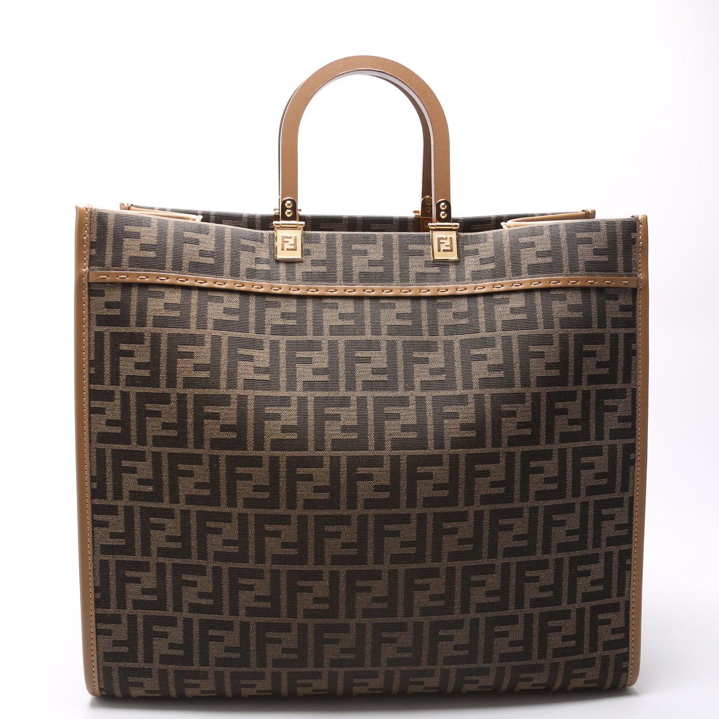 Fendi 8BH372 FF Jacquard Sunshine Shopper Large Bag