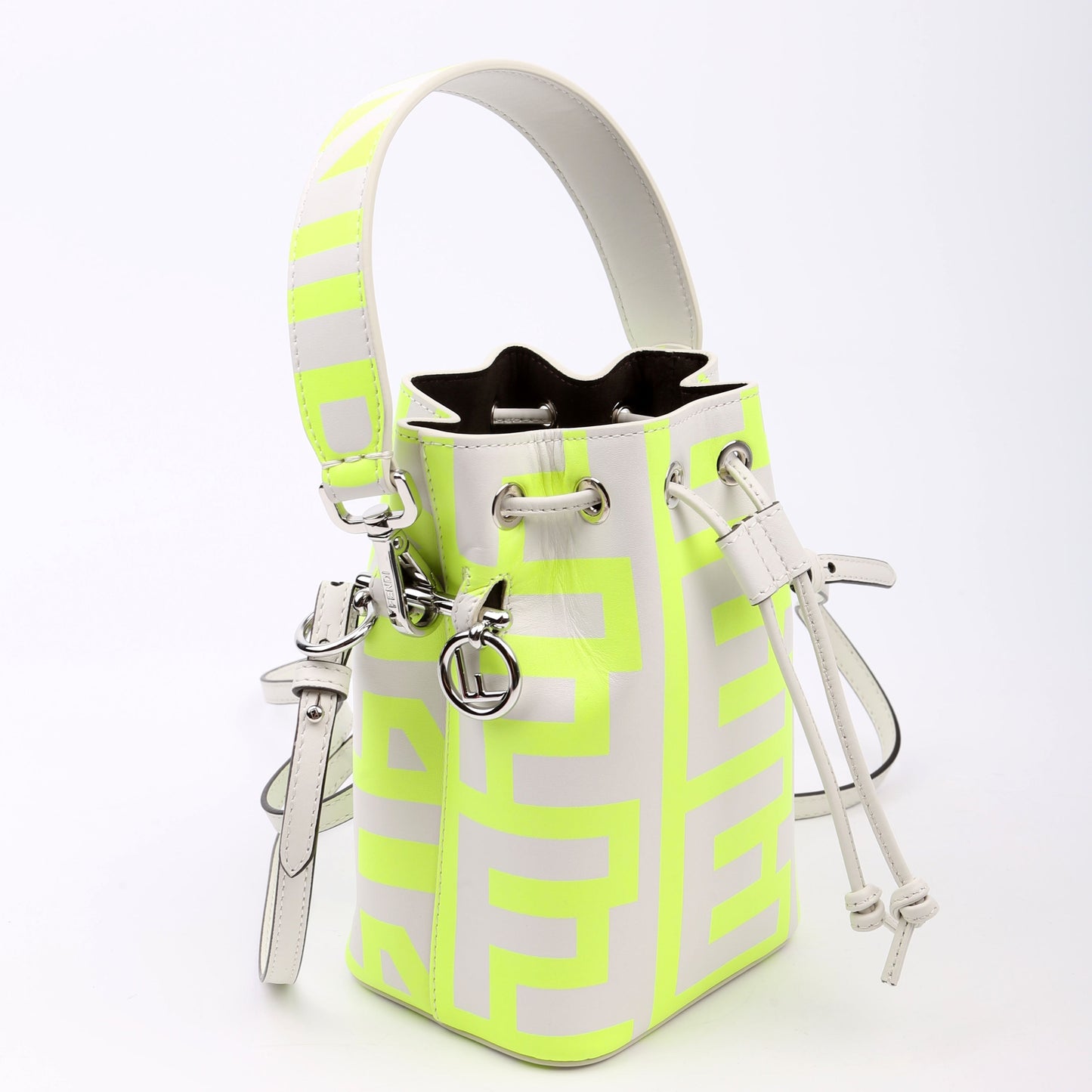 Fendi x Marc Jacobs Mon Tresor Mini Bucket Leather 8BS010 Yellow Bag