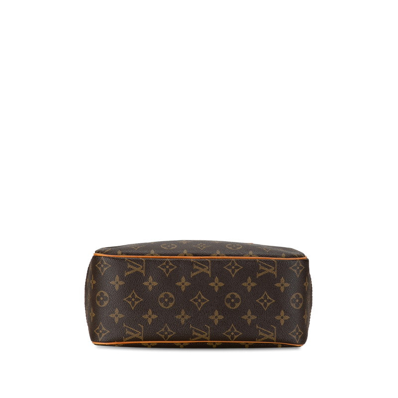 Louis Vuitton Monogram City MM Handbag M51182 Brown PVC Leather Louis Vuitton