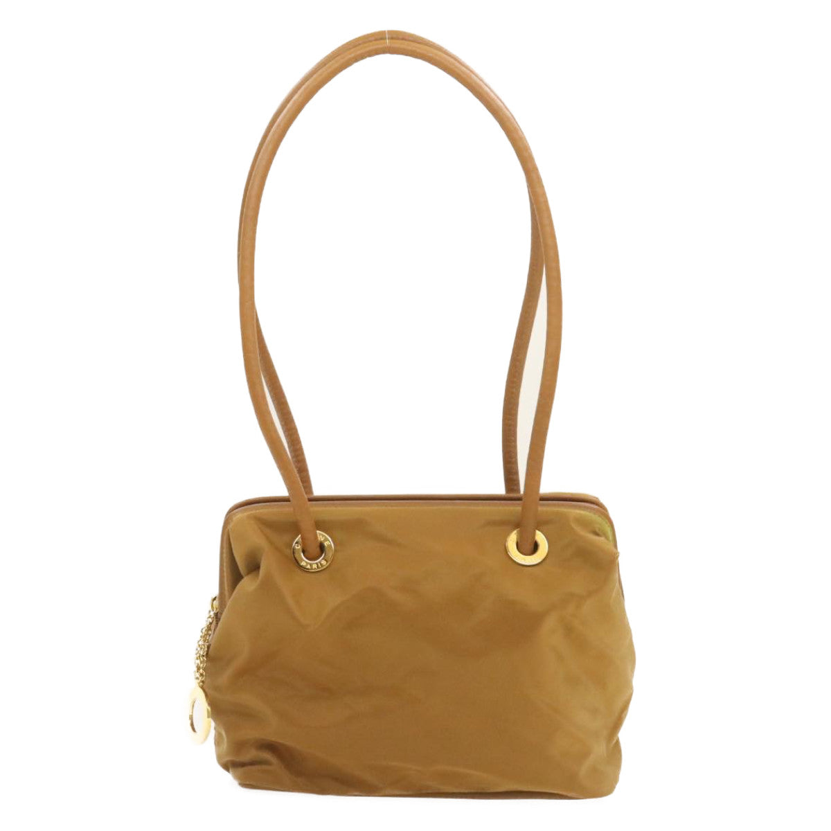 Luxury CELINE Shoulder Bag Nylon Brown 18746