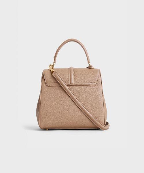 Celine Small Bag In Grained Calfskin Beige