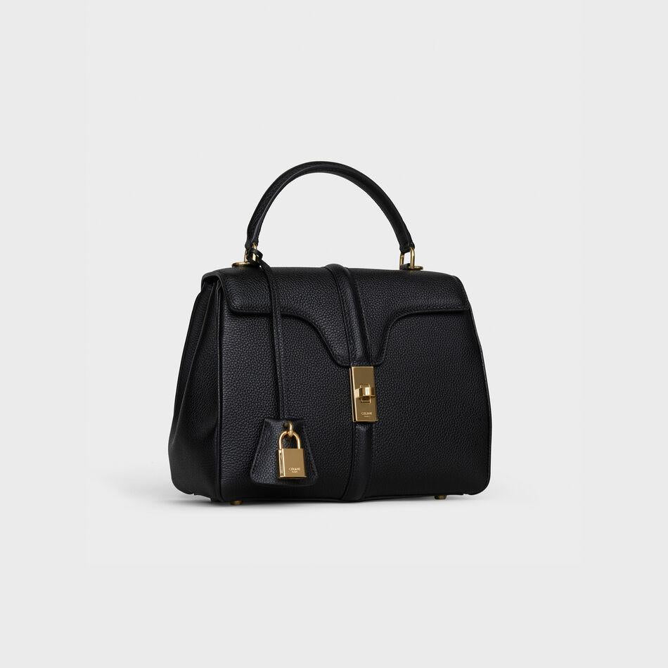 Celine Small Bag In Grained Calfskin Black