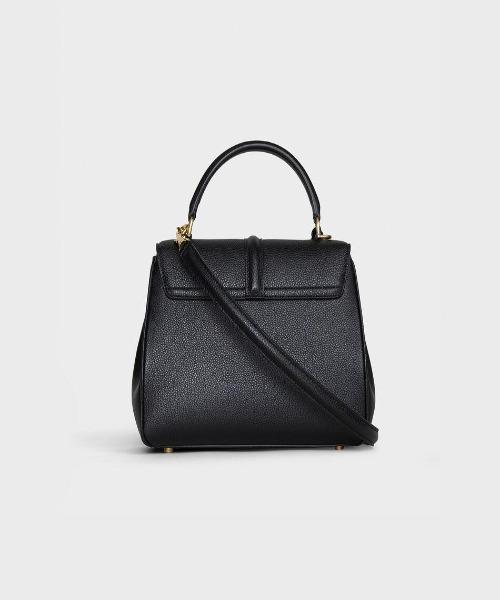 Celine Small Bag In Grained Calfskin Black