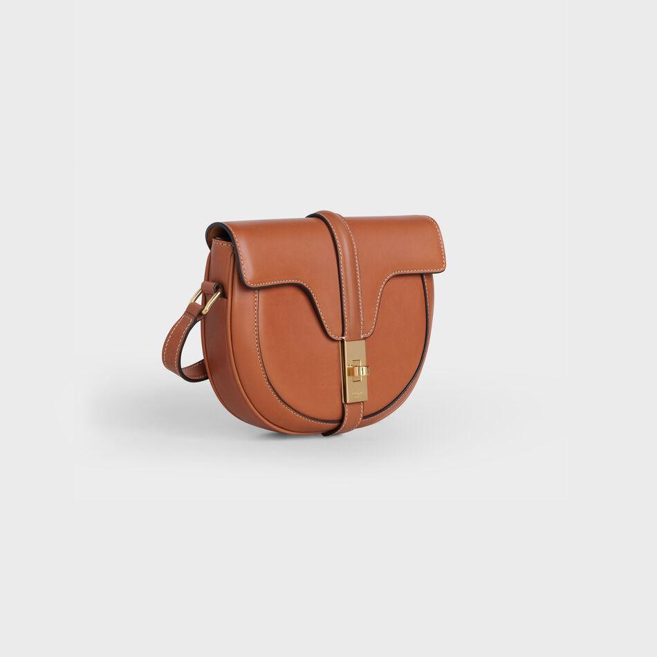 Celine Small Besace Bag In Natural Calfskin Tan