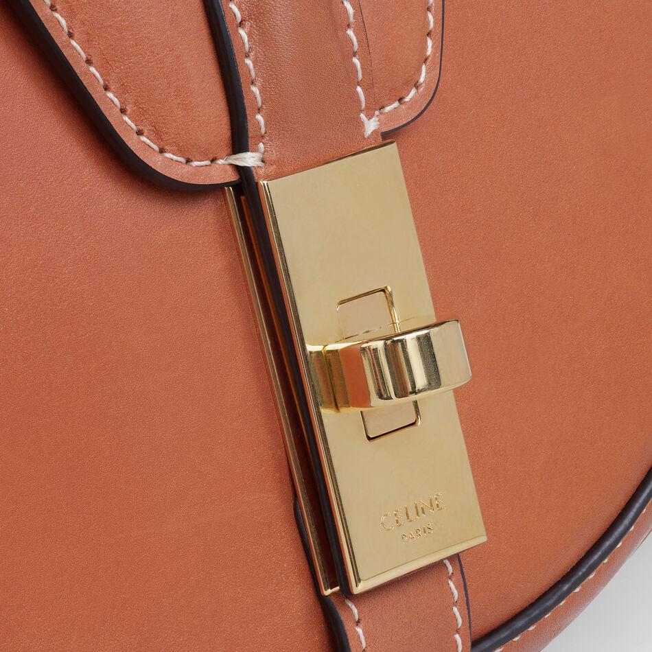 Celine Small Besace Bag In Natural Calfskin Tan