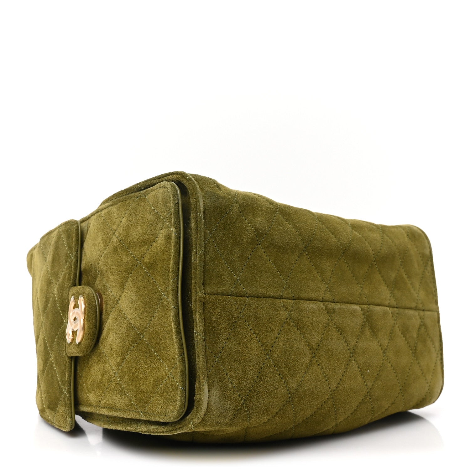 Chanel Suede Quilted Small Chanel 25 Handbag - Rovelle Bags