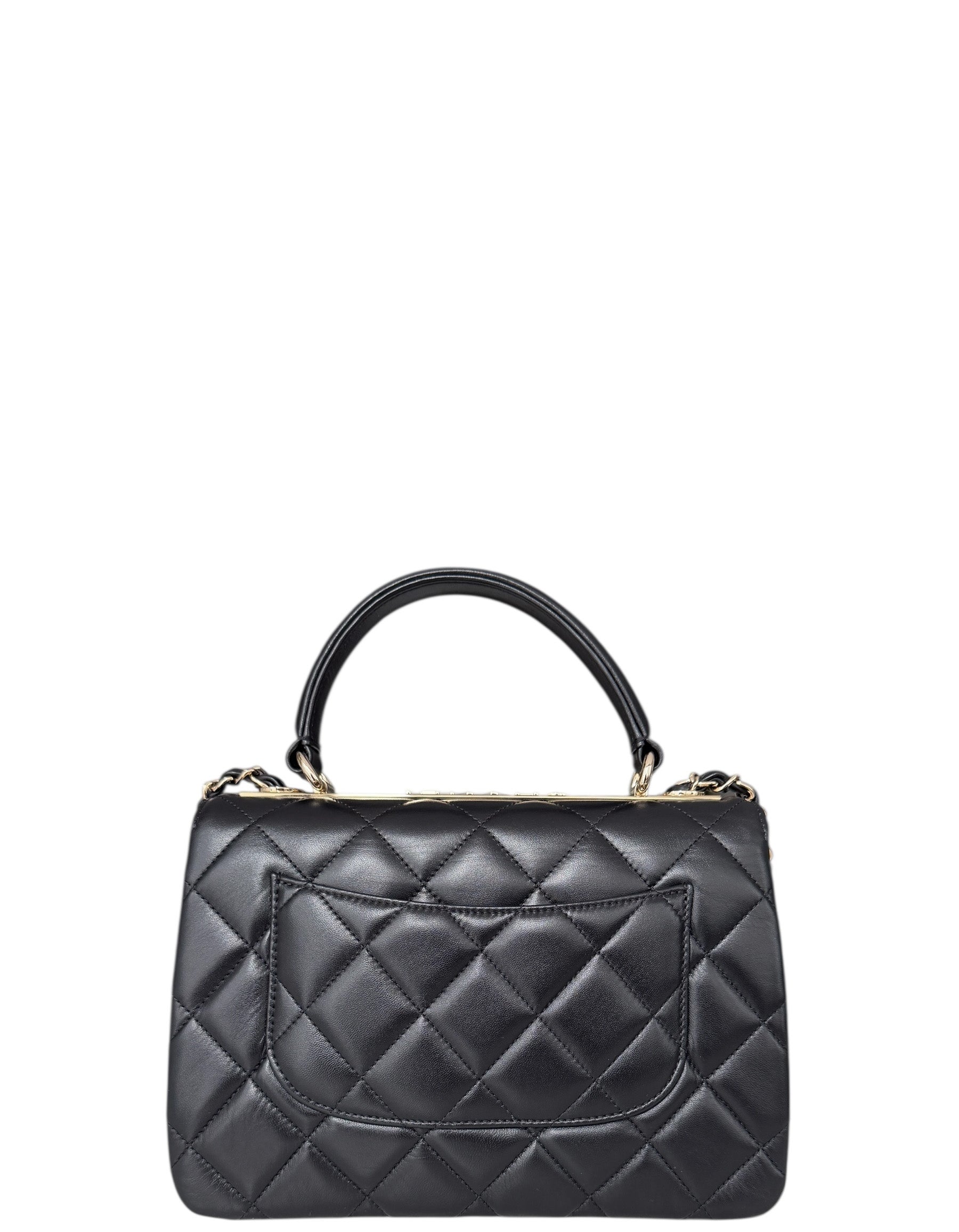 Chanel 2025 Black Crystal CC Quilted Handbag - Rovelle Bags