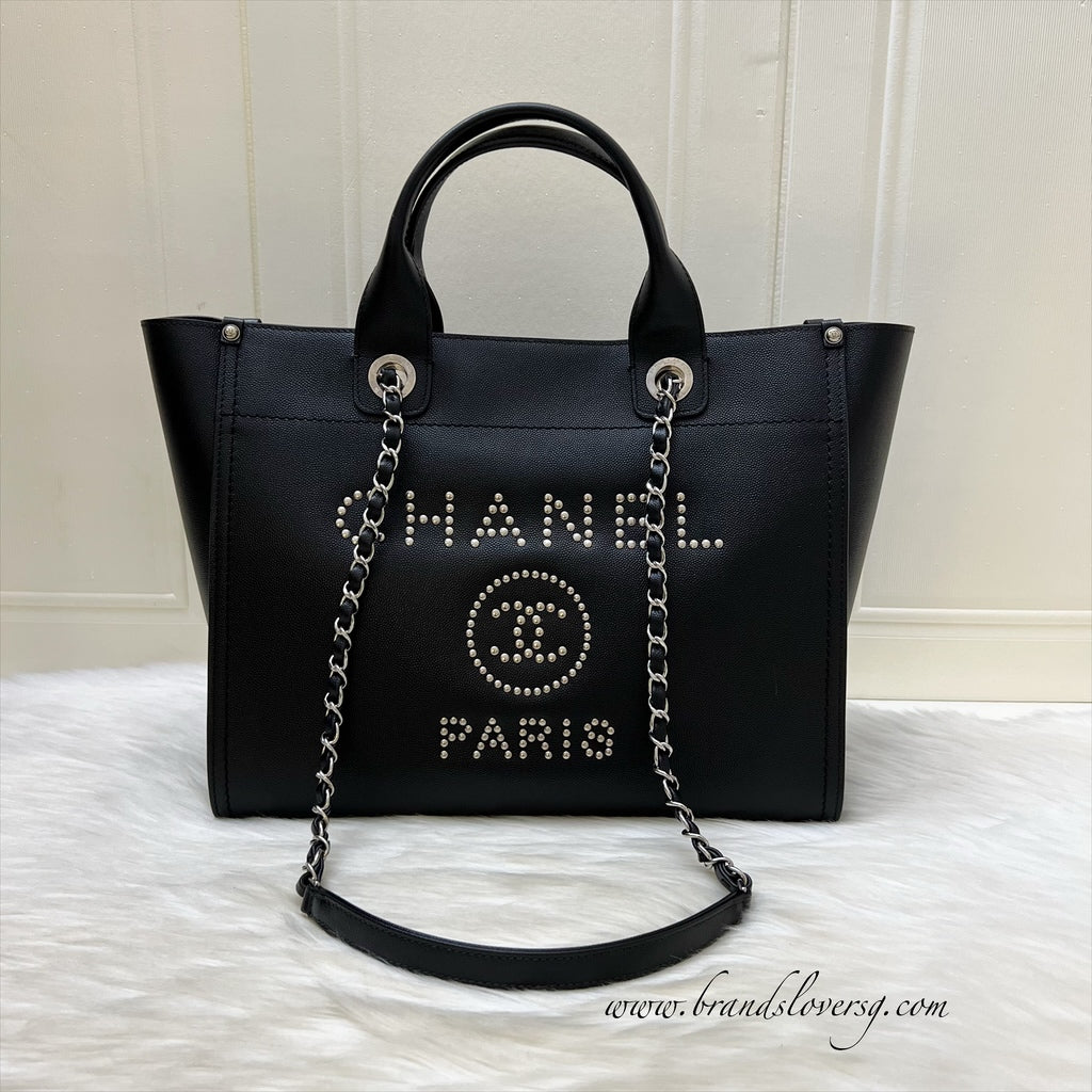 Chanel Small / Medium Deauville Tote Tote Bag - Rovelle Bags