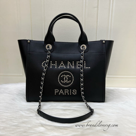 Chanel Small / Medium Deauville Tote Tote Bag - Rovelle Bags