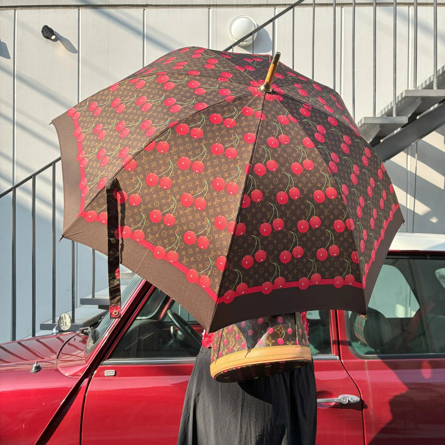 Louis Vuitton Monogram Cherry Parapluie Umbrella M70125