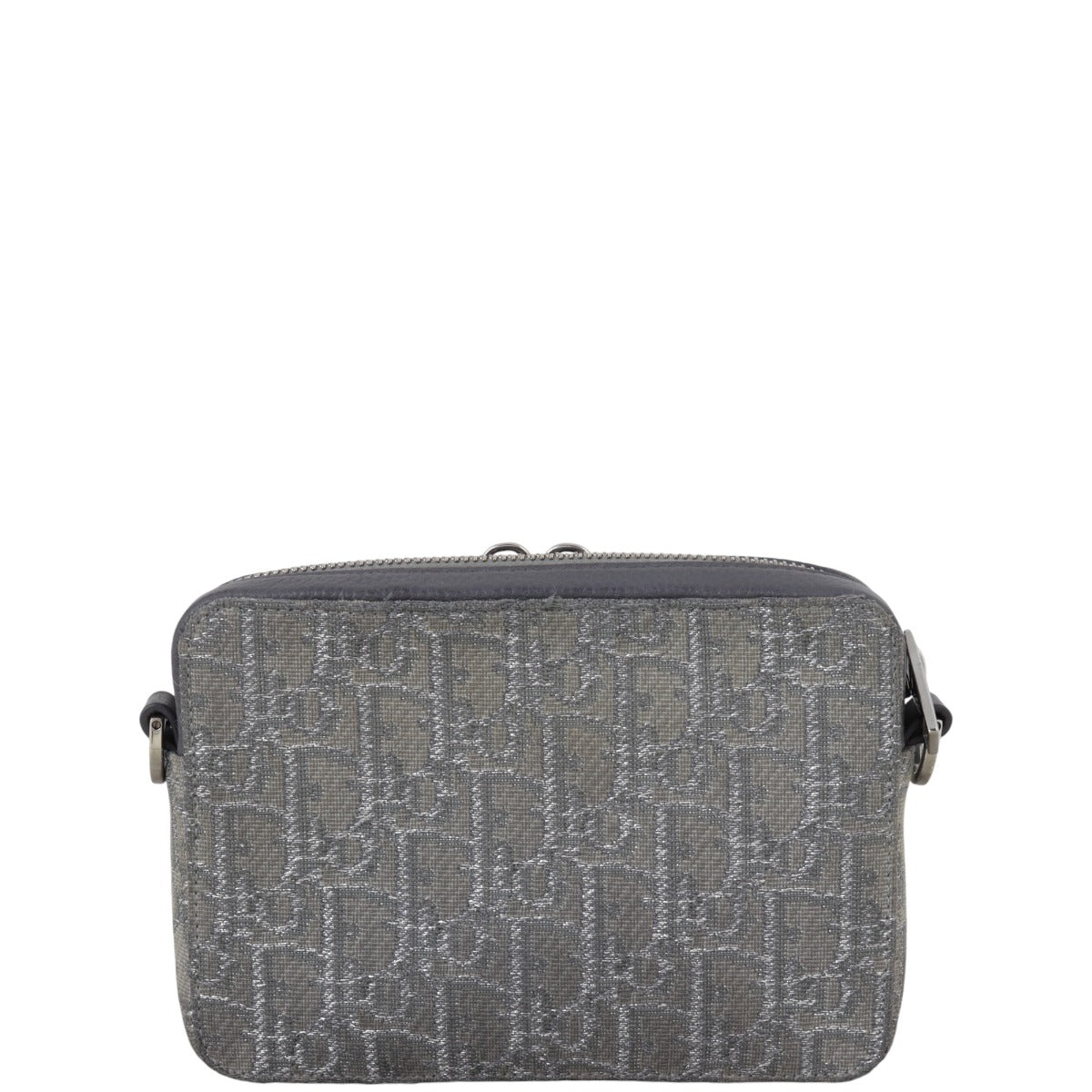 Dior Double Zip Pouch with Strap Oblique