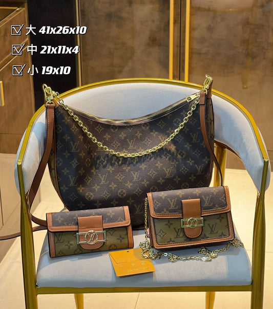 Louis Vuitton LOOP HOBO Handbag Sets