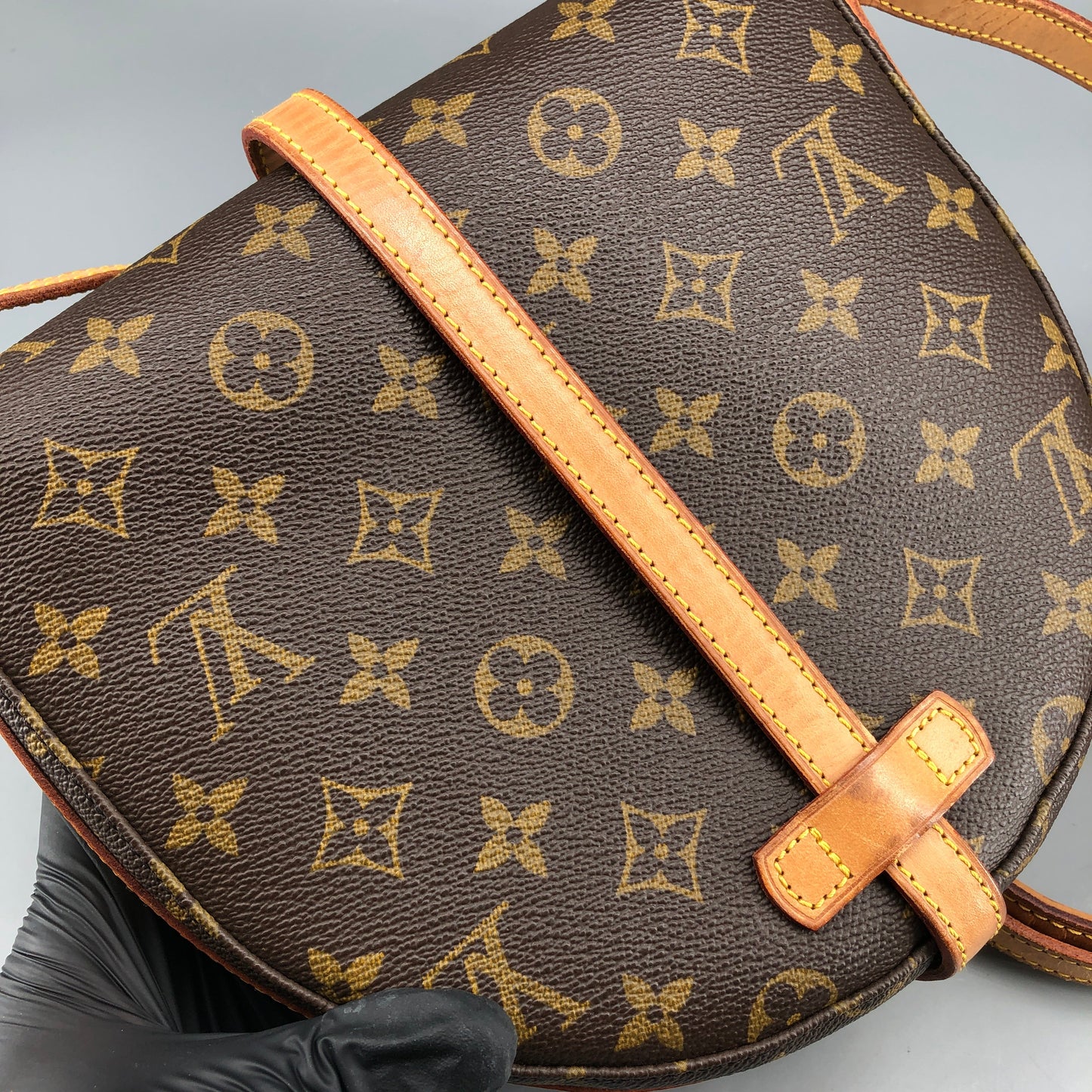 Louis Vuitton Monogram Chantilly Crossbody Bag Brown