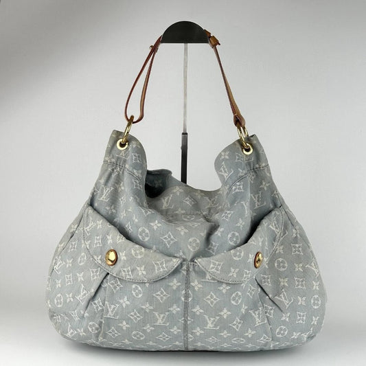 Louis Vuitton Monogram Denim Daily GM - Blue Hobos, Handbags MR03042025380852