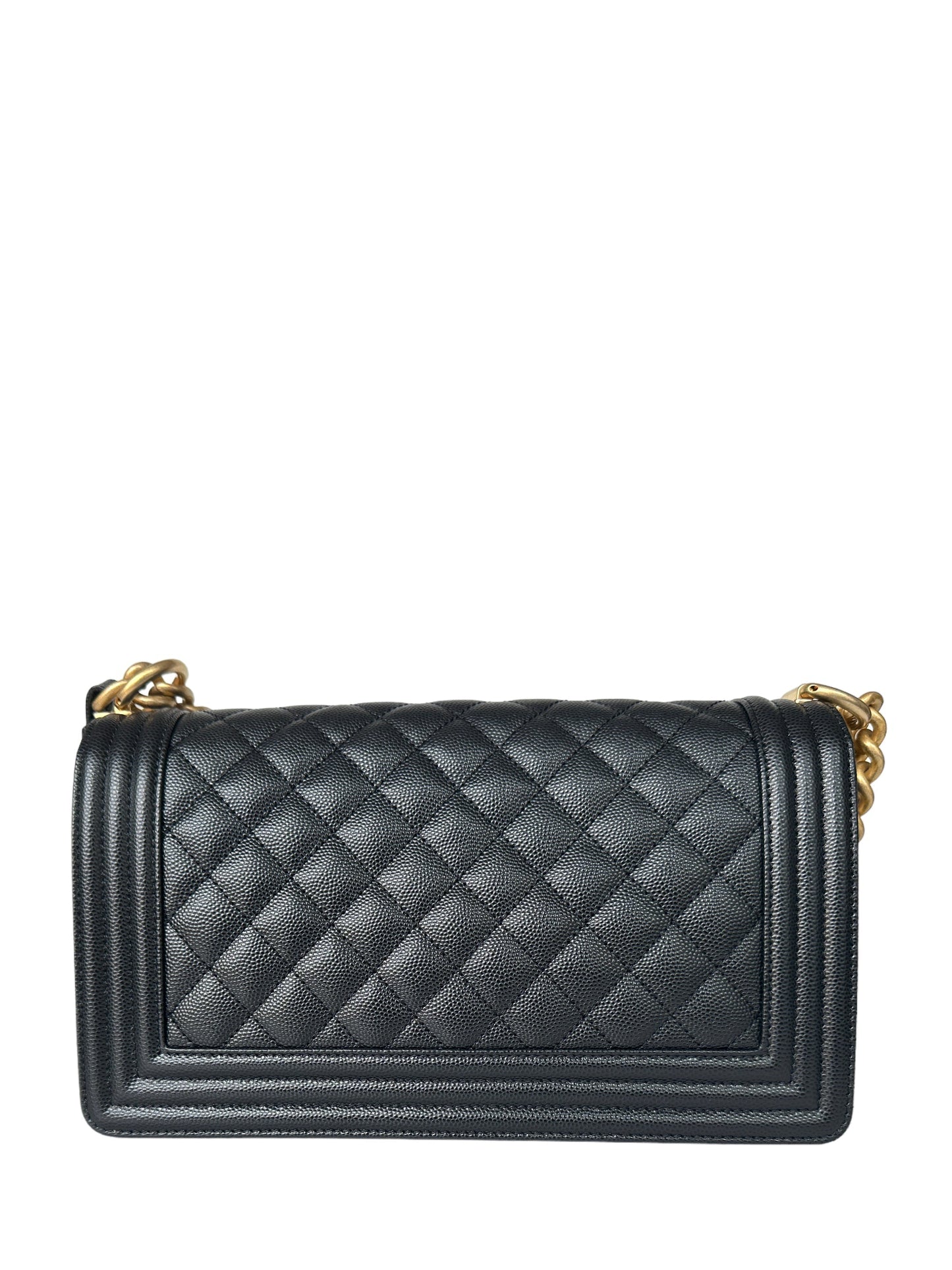 Chanel 2023 NEW Black Caviar Leather Handbag - Rovelle Bags