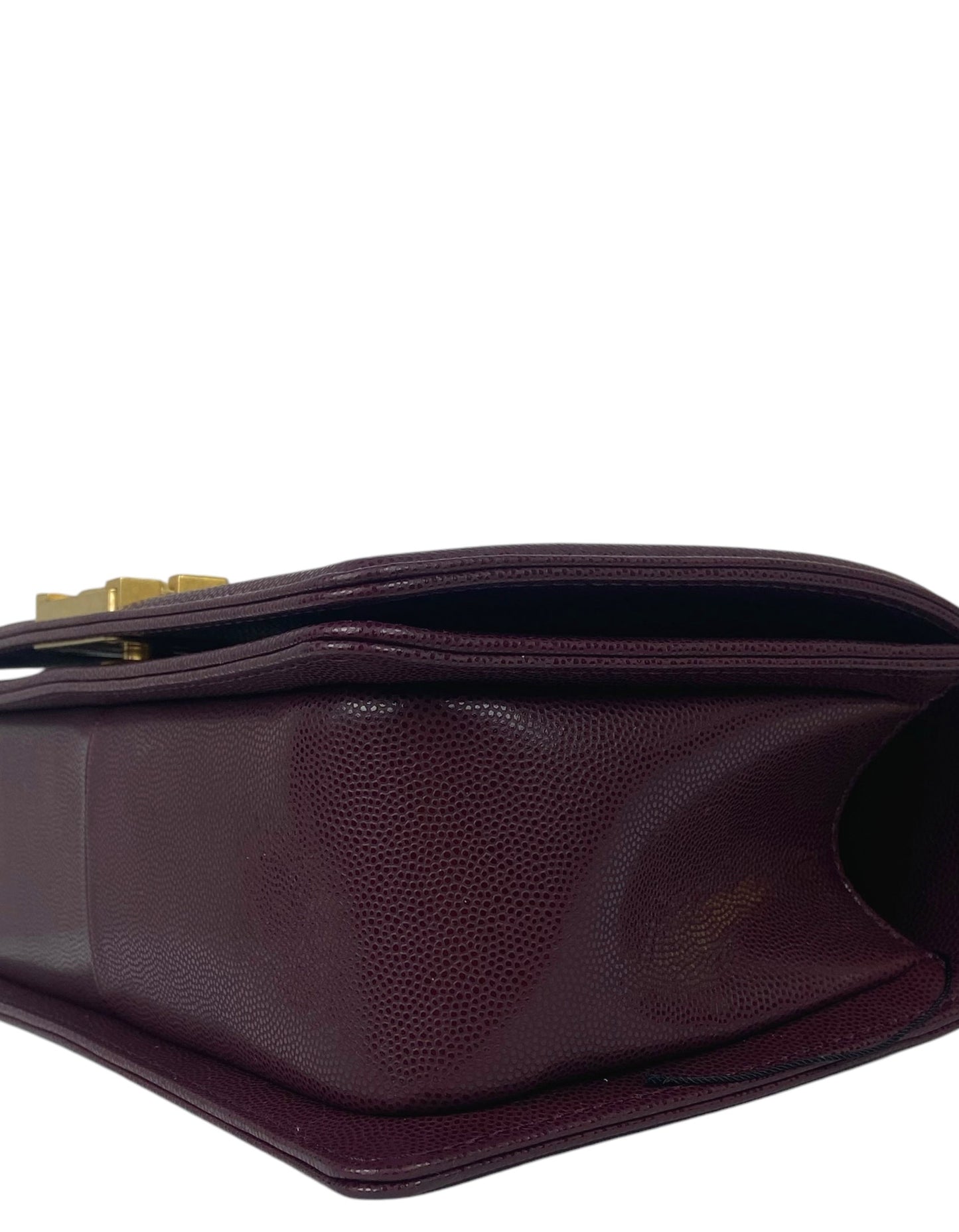 Chanel 2024 Burgundy Caviar Medium Top Handbag - Rovelle Bags