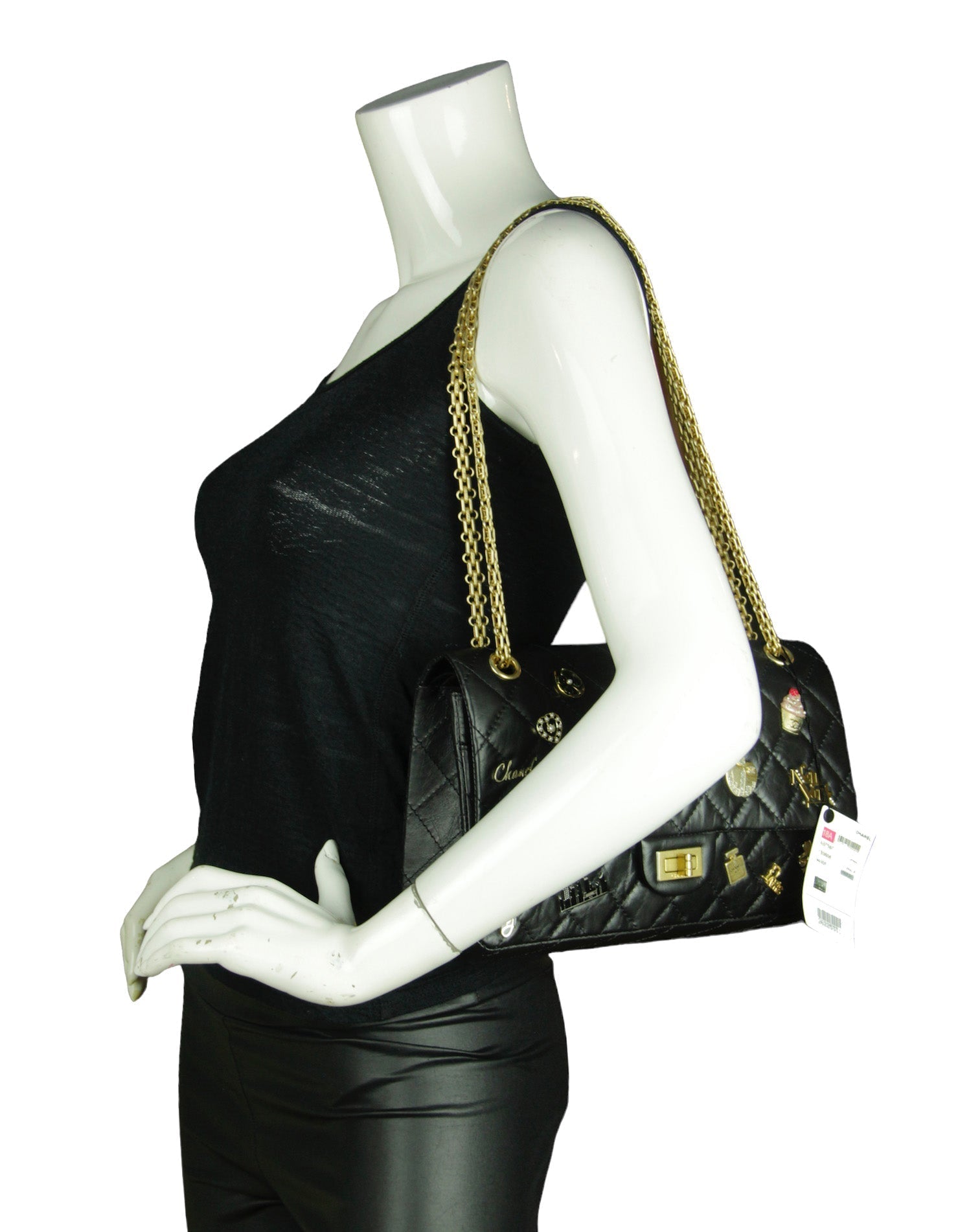 Chanel Black 57th St NYC Lucky Flap Bag - Rovelle Bags