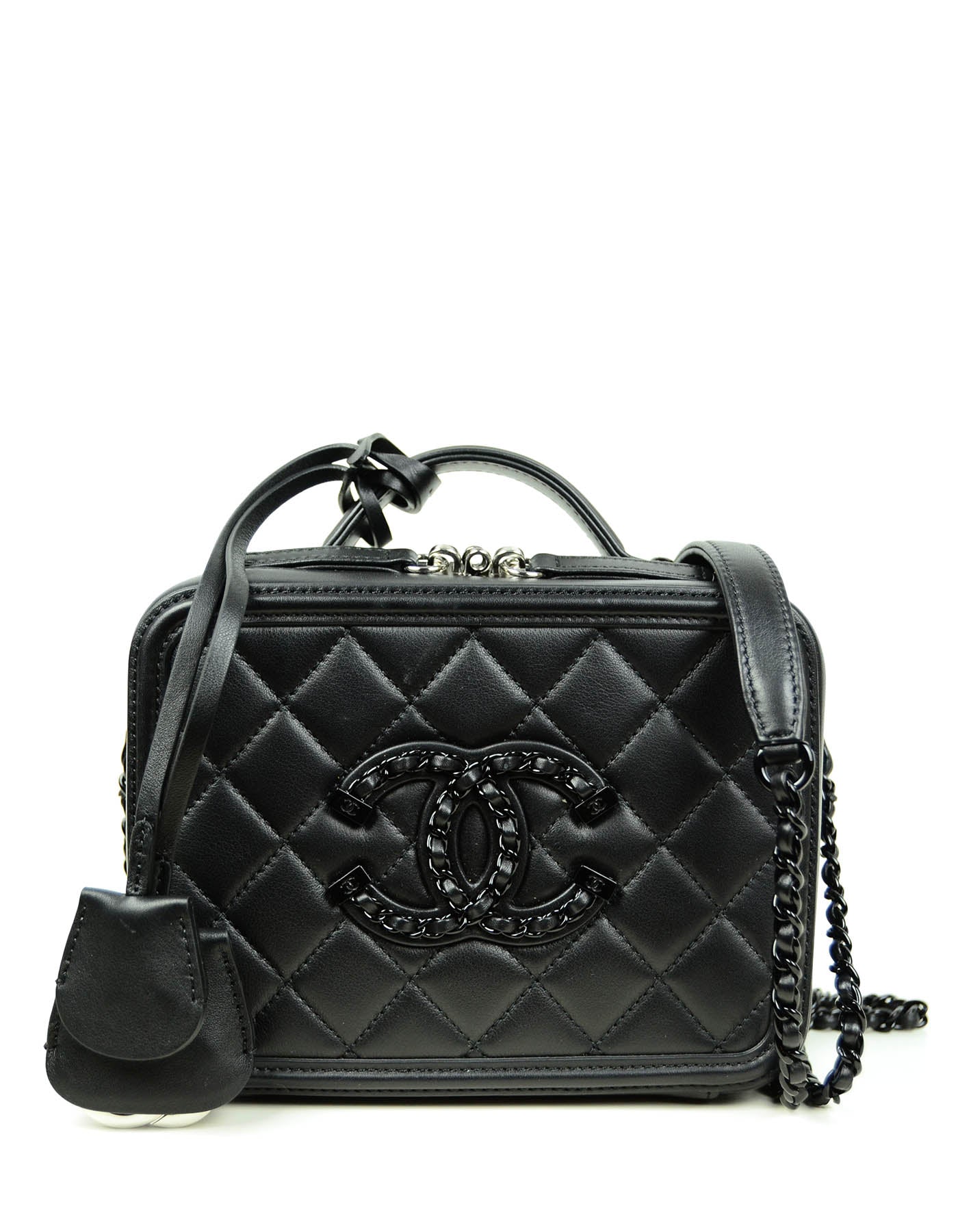 Chanel Incognito SO BLACK Small CC Crossbody Bag - Rovelle Bags
