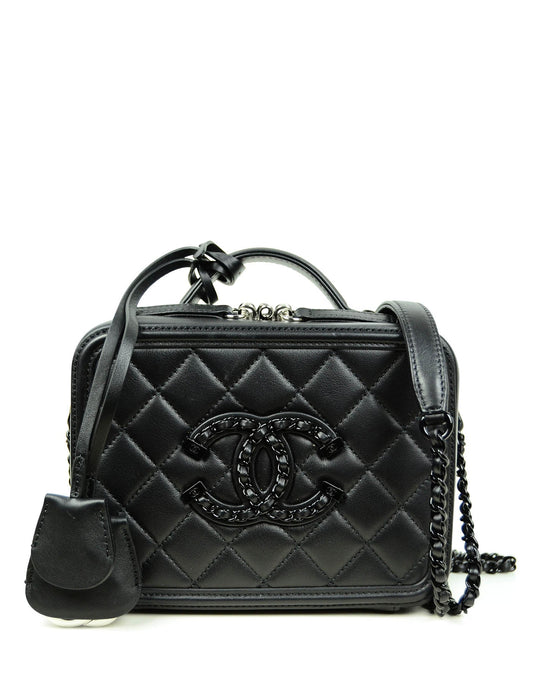 Chanel Incognito SO BLACK Small CC Crossbody Bag - Rovelle Bags