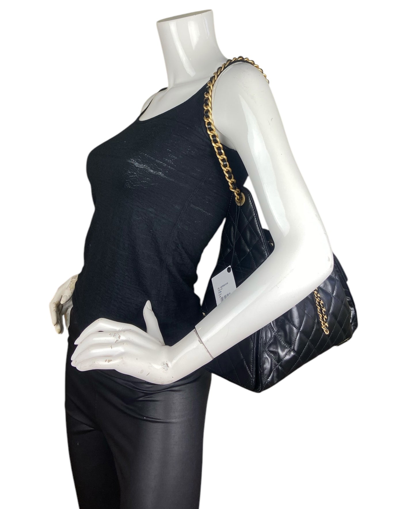 Chanel 2025 Black Leather Small 25 Shoulder Bag - Rovelle Bags